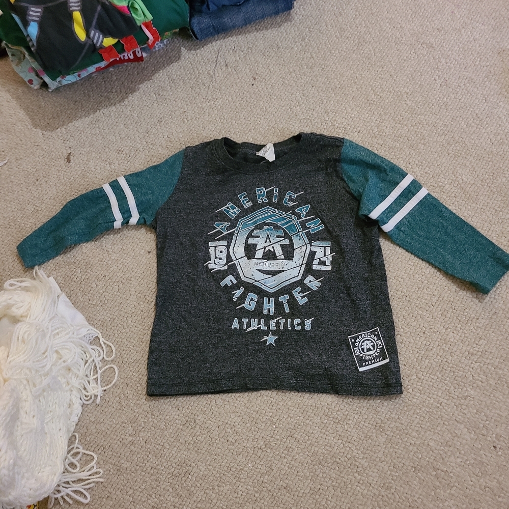 American Fighter Baseball Tee Shirt Youth Small